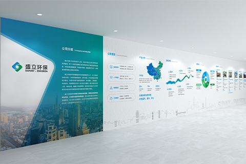 盛立环保·文化墙设计